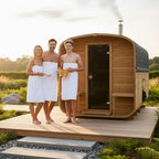 Cubeline Sauna 340 cm Wood-Burning Stove 4–6 Person
