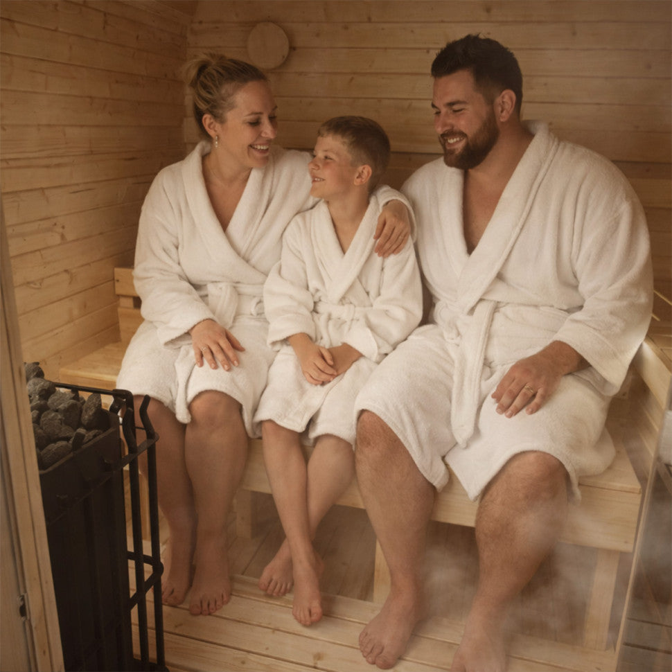 Cubeline Sauna 340 cm Wood-Burning Stove 4–6 Person