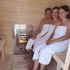 Roudline Barrel Sauna 180 cm Electric Heater 2–4 Person