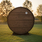 Roudline Barrel Sauna 180 cm Electric Heater 2–4 Person