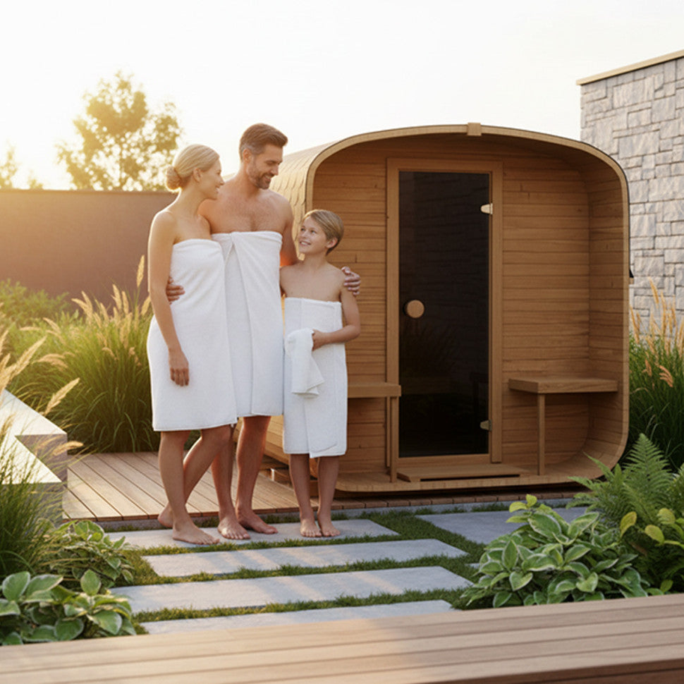 Cubeline Sauna 340 cm Electric Heater 4–6 Person
