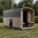 Cubeline Sauna 340 cm Wood-Burning Stove 4–6 Person