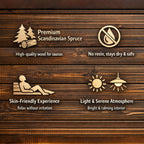 Cubeline Sauna 340 cm Wood-Burning Stove 4–6 Person