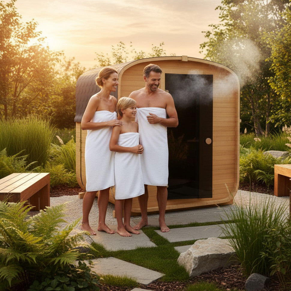 Cubeline Sauna 180 cm Electric Heater 2–4 Person