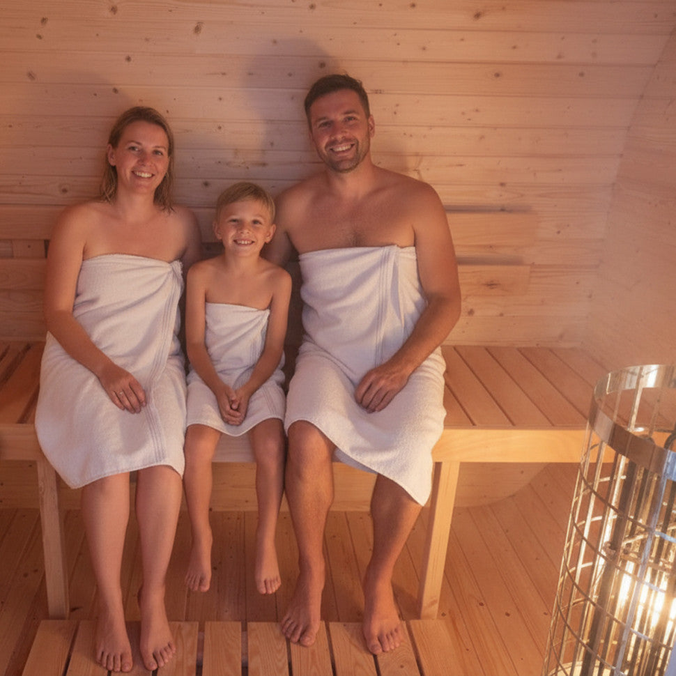 Cubeline Sauna 180 cm Electric Heater 2–4 Person