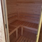 Cubeline Sauna 180 cm Wood-Burning Stove 2–4 Person