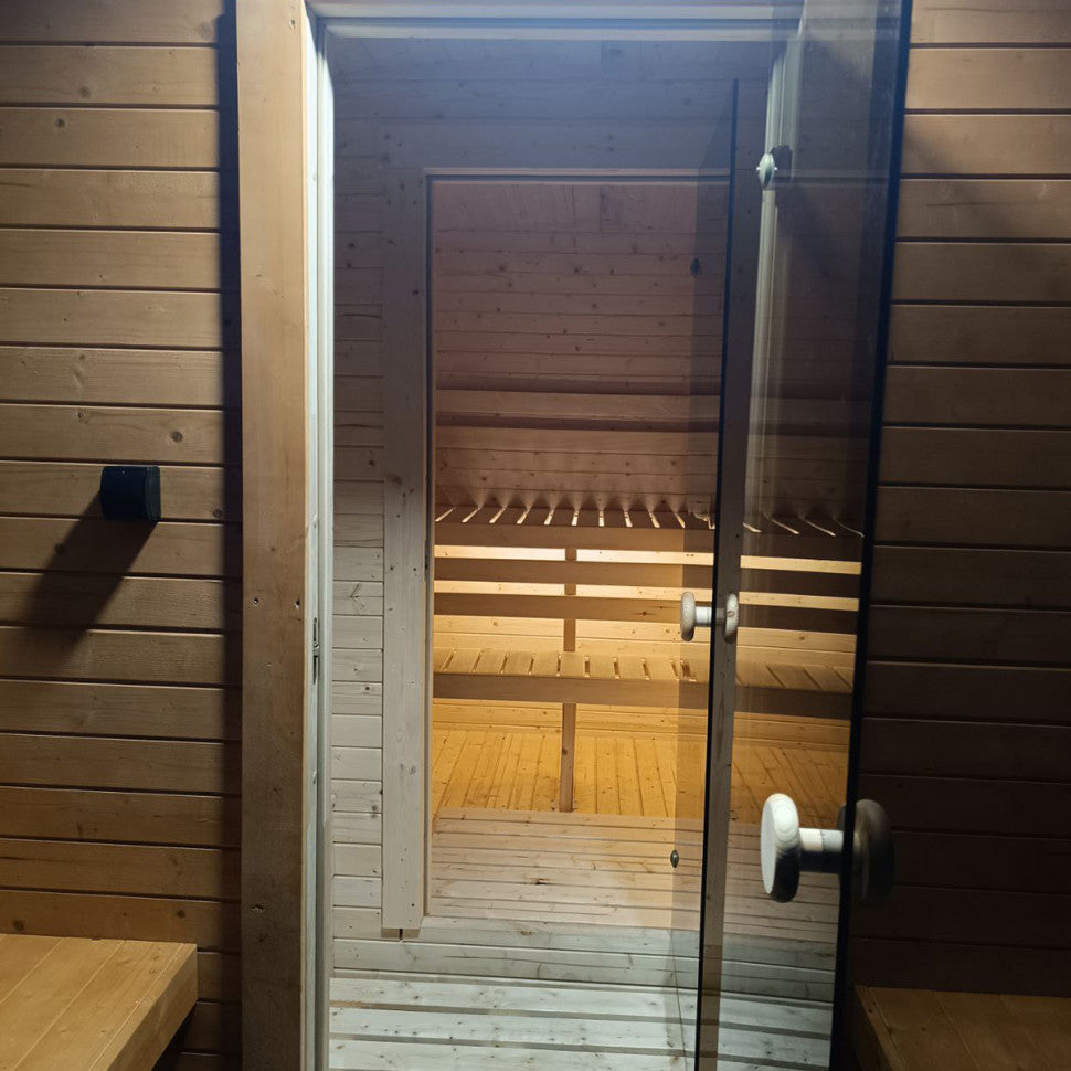 Cubeline Sauna 340 cm Wood-Burning Stove 4–6 Person